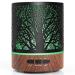 XCXP Oil Diffuser Aroma Humidifier: 300ml Aromatherapy Cool Mist Metal Diffusers for Large Room - Ultrasonic Scent Air Humidifiers Water Vaporizer for Bedroom Home Brown
