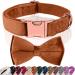 Asvin dog collar velvety with removable dog fly soft and comfortable dogs collar multicolored velvety dog collar for weddings birthdays parties etc.