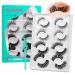 Self Adhesive Eyelashes No Glue Needed Lash Clusters 8 Pairs Reusable Adhesive Eyelashes Waterproof Wispy Lashes with Tweezer for Lash Extension at Home by AMZGlRL(4 styles D-mix 8-17mm) 8Pairs|4Styles-8-17mm|D