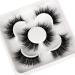 Pooplunch Fluffy Extension Volume Lashes - 18MM Wispy Dramatic Faux Mink False Eyelashes - 3 Pairs Multipack for International Shipping - Buy Online on GoSupps.com