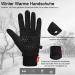 CEVAPRO Winter Bicycle Gloves - Warm Water-Repellent Touchscreen Windproof Sports Gloves for Men | Non-Slip Running & Climbing Gear - Buy Online on GoSupps.com