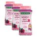 Nature's Bounty Optimal Solutions Women's Multivitamin Immune and Cellular Energy Support Bone Health Raspberry Flavor 80 Gummies 40 Total Servings (Pack of 3)