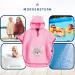 Morning Star Badeponcho 100% Cotton Hooded Baby Bath Towel for Girls & Boys (1-3 Years) - Oeko-Tex Pink Mouse Bathrobe - Buy Online on GoSupps.com