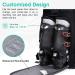 SEMSTY Ski Boot Bag 55L - Waterproof Travel Backpack for Ski and Snowboard Gear - Black - Buy Online on GoSupps.com