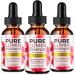 Pure Lumin Essence Drops - Official PureLumin Liquid Skincare Formula with Natural Ingredients Premium Skin Support for Dark Spots Radiance & Healthy Glow Pure Lumin Reviews Drops (3 Pack)