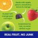 Fruily Organic Elderberry Immune Support Gummies - Vitamins C & D, Zinc, 50 Mixed Fruit - Buy Online on GoSupps.com