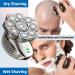 Men's Upgrade 9D Electric Head Shaver - 6-in-1 Grooming Kit with Beard Clippers and Nose Trimmer | IPX6 Waterproof, Cordless Rechargeable, Wet & Dry Rotary Razors - Buy Online on GoSupps.com