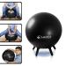 Balance Ball Chairs for Kids: LakiKid Flexible Seating Classroom Furniture- Stability Ball Chairs with Legs  Exercise Ball Chair  Yoga Ball Chair  Ideal Alternative Seating for Students (18"/45 cm) Kids (45cm) Black - Buy Online on GoSupps.com