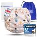 Kidverse swimming diaper baby 0-3 years - skin -friendly swimming diapers reusable & sucking strong - baby swimming diaper including a carrying bag & laundry net - size adjustable swimming diapers baby beige sea