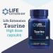 Life Extension Taurine 1000mg High Dose Vegan Capsules - 90 Count | Laboratory Tested, Gluten-Free, Vegetarian, Non-GMO - Buy Online on GoSupps.com