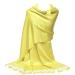 GFM Smooth Shiny Surface Pashmina Style Scarf (L9) L9-hlpla-light Yellow