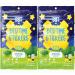 Twin Pack of NATPAT Stickers - 48 Sleepy Patch Sleep Promoting Stickers - 48 Total.