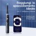 Oral-B iO 7 Set - 2 Electric Toothbrushes (Black & White) with Bluetooth Magnetic Technology Gift for Father's Day Includes 3 Brushes & Premium Travel Case - Buy Online on GoSupps.com