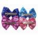 Xansema 4 Sequins Hair Bow Alligator Clip Barrette for Girls - Purple - Buy Online on GoSupps.com