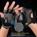 Flintronic Fitness Gloves | Breathable Training & Weight Lifting Gloves for Men & Women | Non-Slip Silicone Gym Gloves - Black - Buy Online on GoSupps.com