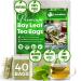 Lavendium Premium 40 Bay Leaf Tea Bags 100% Natural & Pure from Bay Leaves. Loose Leaf Bay Herbal Tea. Bay Leaf Tea. No Sugar No Caffeine No Gluten Vegan.