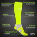 CFA V1 Compression Socks for Men & Women - Ideal for Running Gym Cycling | Sustainable Danish Design in Yellow - Buy Online on GoSupps.com