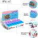 Weekly Pill Organizer 2x Daily - Zumd 7 Day Travel Case with Quilted Zipper Cute Floral Design for Vitamins & Medications - Buy Online on GoSupps.com