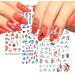 10 Sheets Christmas Nail Stickers Self-Adhesive Christmas Nail Decals Snowflake Santa Claus Reindeer Snowman Nail Art Stickers for Women Girls Holiday Nail Art Decoration Accessories - Buy Online on GoSupps.com
