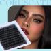Fluffy Lash Clusters 200D - Long Individual Volume Eyelash Extensions | 14-20mm D Curl Cluster Lashes by CORUSCATE - DIY Thick False Eyelashes at Home - Buy Online on GoSupps.com