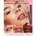 Hydrating Shimmer Lipstick & Moisturizing Jelly Lip Gloss | Long Lasting Waterproof Tint & Lip Stain Pen | Perfect Christmas Makeup Gift for Women - Shine Rose Red - Buy Online on GoSupps.com