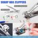 WEKEY Heavy Duty Toe Nail Clippers for Men and Seniors - Extra Wide Jaw Opening 15mm, Perfect for Thick Nails - Buy Online on GoSupps.com