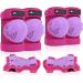Knee Pads for Kids, Protective Gear Set Knee Pads Elbow Pads with Wrist Guards 6 in 1 Safety Gear for 3-13 Years Old Girls Boys Toddler Skateboard Skating Cycling Bike Rollerblading Scooter Small Purple-JZT