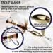 VMSIXVM Rooster Tail Fishing Lures - Bass Trout Salmon Pike Spinnerbaits - 12pcs 1/4oz Brass Blade Lure for Freshwater Saltwater Fishing - Buy Online on GoSupps.com