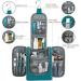 Travel Hanging Toiletry Wash Bag Makeup Cosmetic Organizer - Teal (Medium) | Women, Girls, Kids - Buy Online on GoSupps.com