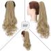 Shop 18 Clip-In Ponytail Extension - Heat Resistant Mid-Blonde Hair Braid - Realistic Smooth & Wavy Styles - Buy Online on GoSupps.com