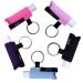 Chapstick Holder Pouch. Lip Balm Keychain Holder. 5pcs Clip On Sleeve. Tight-Knit Elastic Sleeve for & Stick. Lipstick Key Chain (Black/Violet/Light Blue/Pink/light Pink) 2.36 INC