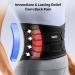 FREETOO Ergonomic Back Support Belt with 7 Metal Stays - Sciatica & Scoliosis Relief - Breathable Lumbar Support for Daily Work - Black XL - Buy Online on GoSupps.com