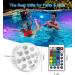 Nalezuns 13 LED Underwater Pool Lights - RGB Color Changing Decorative Lights with Remote Control for Pools Fountains Ponds & Aquariums - Set of 4 - Buy Online on GoSupps.com