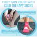 BB CARE Cold Therapy Socks - Reusable Cooling Ice Socks for Hot Feet - Relief for Plantar Fasciitis, Arthritis, Postpartum, Foot Sprains & Swelling - Pink Medium 9.8 inch - Buy Online on GoSupps.com