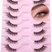 Natural Half Eyelashes | Lvmixwig Cat Eye Wispy Short False Lashes for a Flawless Look - Buy Online on GoSupps.com