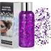 Glitzer face body glitter gel mermaid glitter make -up festival glitter face gel make -up carnival glitter for festival music festival party masquerade body/face/hair/lips (purple) purple 1 pack