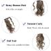 18" SEGO Ponytail Extension Human Hair 100% Real Remy Curly Wavy #4/27 Medium Brown&Dark Blonde Wrap Around One Piece Clip in Hairpieces for Women Body Wave (90g) - Buy Online on GoSupps.com