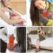 ATEECO Heated Foot Warmers with Rabbit Ears | 2L Large Rubber Heat Bottle & Heated Slippers - Gray - Buy Online on GoSupps.com