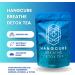 Breathe Tea by Hangcure - Lung Cleanse Tea with Mullein Leaf Extract for Lungs Detox and Mucus Relief. Contains Elderberry Ginseng Rooibos Thyme Ginger and Mullein. 20 Pyramid Tea Bags. - Buy Online on GoSupps.com