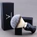 JAG Shaving Razor Brush - Synthetic Silver Spitzhaar Shaving Brush for Men & Women - Perfect Partner for Your Shaving Cream - Buy Online on GoSupps.com