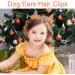 UILYNIU 2 Pairs Yellow Ears Hair Clip Glitter Bow Barrettes Yellow Puppy Ears Headbands for Animal Cosplay Birthday Party Halloween Costume Supplies Dog Themed Party Cosplay (yellow) - Buy Online on GoSupps.com