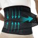 Back Brace for Women and Men Back Support Belt for Lifting at Work Back Stretcher for Lower back Pain Relief Scoliosis Sciatica Herniated Disc Protect Belt 03 Black XXXL XXX-Large Black
