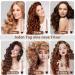 Bestope 6-in-1 Curling Wand Set - 9-32mm Ceramic Curling Iron with Attachments & Glove - Rose Gold | International Shipping Available - Buy Online on GoSupps.com