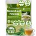 Lavendium Premium 500g (17.6oz) Neem Leaf Powder 100% Natural and Pure from Neem Leaves Neem Leaves Herbal Tea No Additives No Gluten No Sugar Vegan CA Neem 500 Gr