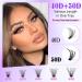 Wiwoseo DIY Eyelash Extension Kit - Russian Lash Clusters D Curl, Individual Lashes with Glue for Beginners (9-16mm) - Buy Online on GoSupps.com