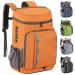 Maelstrom Cooler Backpack,35 Can Backpack Cooler Leakproof,Insulated Soft Cooler Bag,Camping Cooler,Beach Cooler,Ice Chest Backpack,Lightweight Travel Cooler Lunch Backpack for Hiking,Shopping Orange