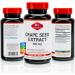 Olympian Labs Grape Seed Extract 400mg Vegan Capsules | Heart & Immune Support | Antioxidant & Anti-Inflammatory - 100 Ct - Buy Online on GoSupps.com