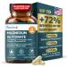Natural Chelated Magnesium Glycinate Sleep Aid - Melatonin-Free Sleep & Stress Relief with KSM-66 Ashwagandha, GABA, L-Theanine & Chamomile for Muscle Relaxation - Made in USA - 90 Capsules