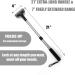 EASACE Long Handle Lotion Applicator for Back - Body Massage Roller with Replacement Head for Men and Women - Buy Online on GoSupps.com