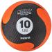 Champion Sports Rhino Elite Medicine Ball - In Multiple Weights 10 Lbs - Orange